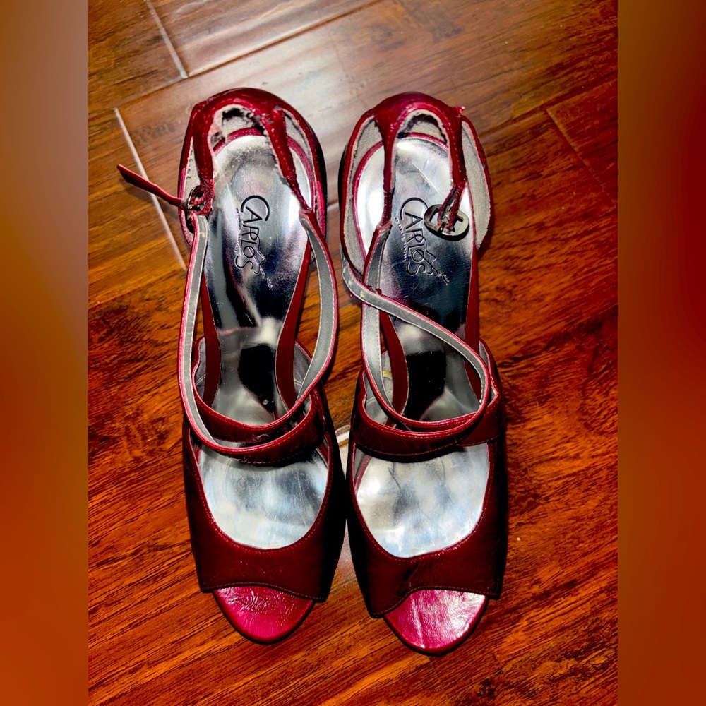 Red Carlos Santana Heels